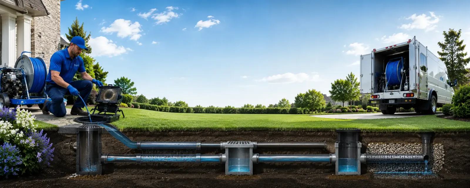 Outdoor drain cleaning information for Addison, NY